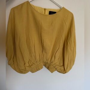Vici Mustard Yellow Blouse